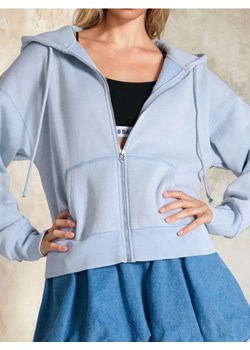 Sinsay - Bluza rozpinana - błękitny ze sklepu Sinsay w kategorii Bluzy damskie - zdjęcie 184276701
