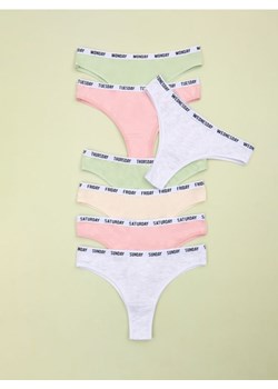 Sinsay - Majtki brazyliany 7 pack - wielobarwny ze sklepu Sinsay w kategorii Majtki damskie - zdjęcie 184276824