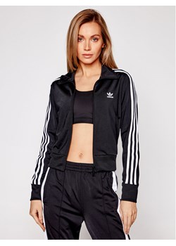 adidas Bluza adicolor Classics Firebird GN2817 Czarny Regular Fit ze sklepu MODIVO w kategorii Bluzy damskie - zdjęcie 184277663
