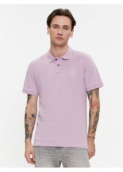 Boss Polo Passenger 50507803 Fioletowy Slim Fit ze sklepu MODIVO w kategorii T-shirty męskie - zdjęcie 184277671