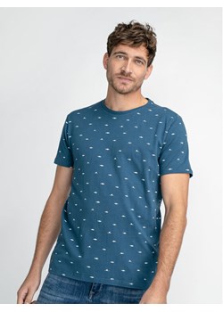 Petrol Industries T-Shirt M-1030-TSR657 Niebieski Regular Fit ze sklepu MODIVO w kategorii T-shirty męskie - zdjęcie 184277681