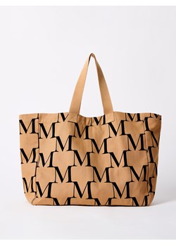 Mohito - Płócienna torba w monogram - beżowy ze sklepu Mohito w kategorii Torby Shopper bag - zdjęcie 184277892