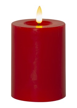 STAR Trading Świeca LED &quot;Flamme Flow&quot; w kolorze czerwonym - wys. 12,5 cm ze sklepu Limango Polska w kategorii Świece i dyfuzory - zdjęcie 184278241