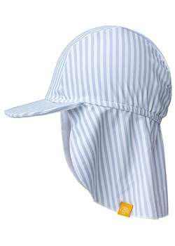 Swim Essentials Czapka &quot;Crosslines&quot; w kolorze błękitnym z ochroną karku ze sklepu Limango Polska w kategorii Czapki dziecięce - zdjęcie 184278590
