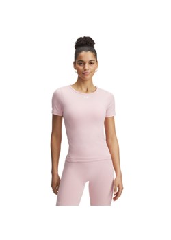 Damska koszulka treningowa Under Armour UA Vanish Seamless SS - różowa ze sklepu Sportstylestory.com w kategorii Bluzki damskie - zdjęcie 184280143
