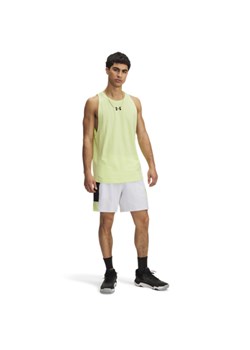 Męskie spodenki do koszykówki Under Armour UA Zone 7\" Woven Short - białe ze sklepu Sportstylestory.com w kategorii Spodenki męskie - zdjęcie 184280201