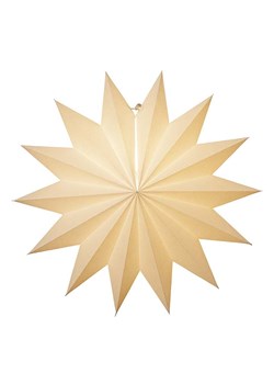 STAR Trading Gwiazda papierowa &quot;Plain&quot; w kolorze białym - Ø 60 cm ze sklepu Limango Polska w kategorii Dekoracje bożonarodzeniowe - zdjęcie 184281004