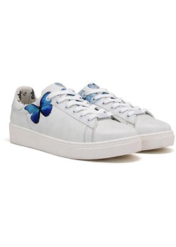 Goby Sneakersy w kolorze biało-niebieskim ze sklepu Limango Polska w kategorii Trampki damskie - zdjęcie 184281334