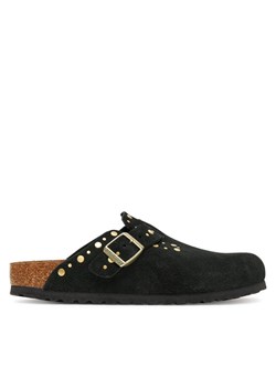 Klapki Birkenstock Boston Rivet 1030491 Czarny ze sklepu eobuwie.pl w kategorii Klapki damskie - zdjęcie 184281953