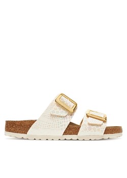 Birkenstock Klapki Sydney Cushion Buckle 1030258 Écru ze sklepu MODIVO w kategorii Klapki damskie - zdjęcie 184282570