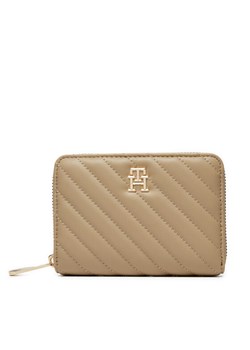 Tommy Hilfiger Duży Portfel Damski AW0AW17017 Beżowy ze sklepu MODIVO w kategorii Portfele damskie - zdjęcie 184282580