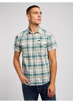 LEE MĘSKA KOSZULA LEE SS WESTERN SHIRT EVERGREEN 112349937 ze sklepu YouNeedit.pl w kategorii Koszule męskie - zdjęcie 184283483