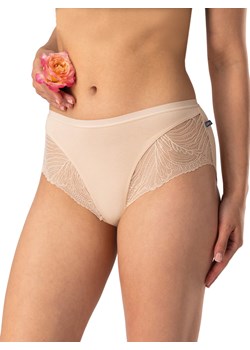 ELEGANCKIE MIDI BIKINI  Z KORONKĄ 2szt. - beżowe - S beżowy ze sklepu PH KEY Sp. z o.o.  w kategorii Majtki damskie - zdjęcie 184283753