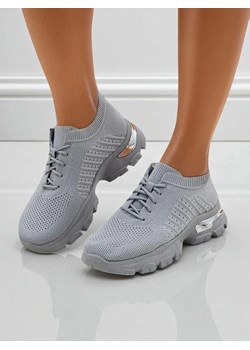 Royalfashion Sznurowane damskie materiałowe buty sportowe Ewey ze sklepu royalfashion.pl w kategorii Buty sportowe damskie - zdjęcie 184283921