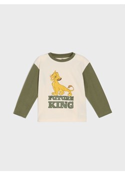 Sinsay - Koszulka z długimi rękawami The Lion King - kremowy ze sklepu Sinsay w kategorii T-shirty chłopięce - zdjęcie 184284082