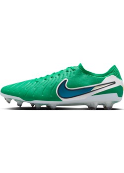 Korki piłkarskie typu low top na twardą murawę Nike Tiempo Legend 10 Elite - Zieleń ze sklepu Nike poland w kategorii Buty sportowe męskie - zdjęcie 184284173