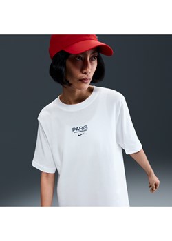 Damski T-shirt piłkarski Nike Paris Saint-Germain Premium - Biel ze sklepu Nike poland w kategorii Bluzki damskie - zdjęcie 184284214