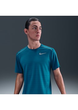 Męska koszulka z krótkim rękawem do biegania Nike Miler - Niebieski ze sklepu Nike poland w kategorii T-shirty męskie - zdjęcie 184284291