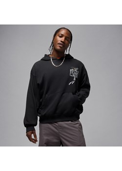 Męska bluza z kapturem o kroju oversize Jordan Brooklyn - Czerń ze sklepu Nike poland w kategorii Bluzy męskie - zdjęcie 184284333
