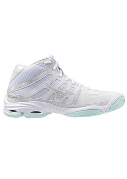 Buty do siatkówki Mizuno Wave Voltage 2 Mid V1GC246545 białe ze sklepu ButyModne.pl w kategorii Buty sportowe damskie - zdjęcie 184285114