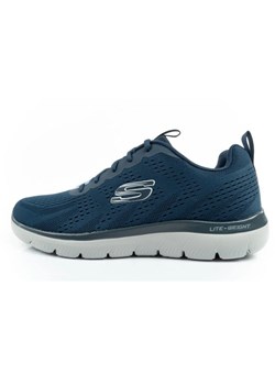 Buty Skechers Summits-Torre 232395/NVGY niebieskie ze sklepu ButyModne.pl w kategorii Buty sportowe męskie - zdjęcie 184285221