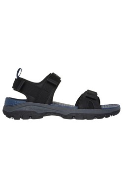 Sandały Skechers Relaxed Fit: Tresmen – Ryer M 205112-BLK czarne ze sklepu ButyModne.pl w kategorii Sandały męskie - zdjęcie 184285314