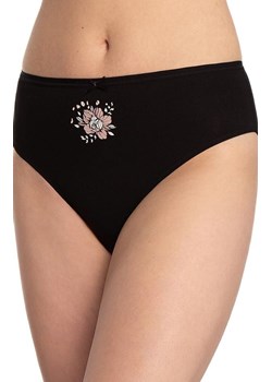 3-pack figi damskie bawełniane plus size L-127BI-31, Kolor czarno-beżowy, Rozmiar 2XL, LAMA ze sklepu Primodo w kategorii Majtki damskie - zdjęcie 184286704
