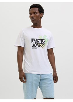 Jack &amp; Jones Koszulka &quot;Jaxon&quot; w kolorze białym ze sklepu Limango Polska w kategorii T-shirty męskie - zdjęcie 184287013