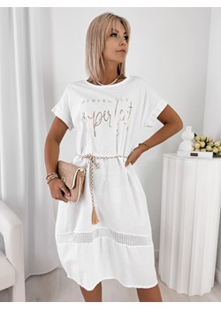 sukienka santorinia biała one size ze sklepu UBRA w kategorii Sukienki - zdjęcie 184287123