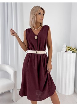 sukienka olite bordowa one size ze sklepu UBRA w kategorii Sukienki - zdjęcie 184287172