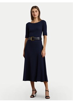 LAUREN RALPH LAUREN Sukienka codzienna 200973599002 Granatowy Slim Fit ze sklepu MODIVO w kategorii Sukienki - zdjęcie 184287873