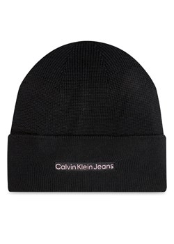Calvin Klein Czapka Inst Embro K60K612651 Czarny ze sklepu MODIVO w kategorii Czapki zimowe damskie - zdjęcie 184290504