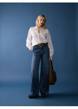 Reserved - Jeansy wide leg - granatowy ze sklepu Reserved w kategorii Jeansy damskie - zdjęcie 184293343