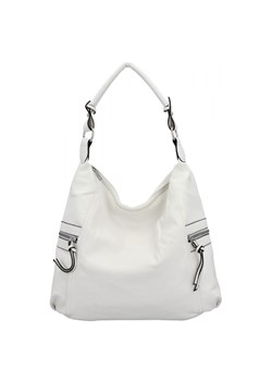 Uniwersalna Torebka Damska firmy Hernan HB0377 Biała ze sklepu PaniTorbalska w kategorii Torby Shopper bag - zdjęcie 184294012