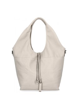Torebka Damska Shopper Bag firmy Hernan HB0325 Beżowa ze sklepu PaniTorbalska w kategorii Torby Shopper bag - zdjęcie 184294201