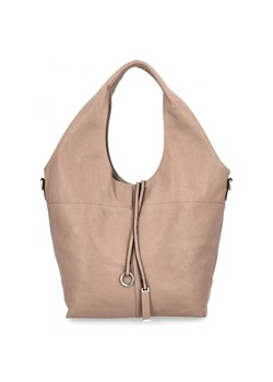 Torebka Damska Shopper Bag firmy Hernan HB0325 Pudrowy Róż ze sklepu PaniTorbalska w kategorii Torby Shopper bag - zdjęcie 184294234