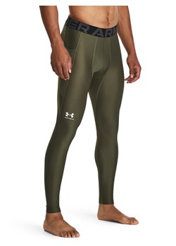 Under Armour Legginsy sportowe &quot;HG Armour&quot; w kolorze khaki ze sklepu Limango Polska w kategorii Spodnie męskie - zdjęcie 184295374