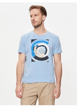 Pierre Cardin T-Shirt C5 21050.2101 Błękitny Regular Fit - id: 0000303668266 - marki Pierre Cardin - 184295822 Pierre Cardin T-Shirt C5 21050.2101 Błękitny Regular Fit ze sklepu MODIVO w kategorii T-shirty męskie - zdjęcie 184295822
