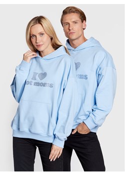 2005 Bluza Unisex Hot Moms Błękitny Regular Fit ze sklepu MODIVO w kategorii Bluzy męskie - zdjęcie 184295844