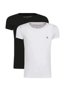 Calvin Klein Jeans T-shirt 2-pack | Slim Fit ze sklepu Gomez Fashion Store w kategorii Bluzki dziewczęce - zdjęcie 184296321