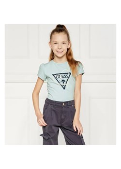 Guess T-shirt | Regular Fit ze sklepu Gomez Fashion Store w kategorii Bluzki dziewczęce - zdjęcie 184296693
