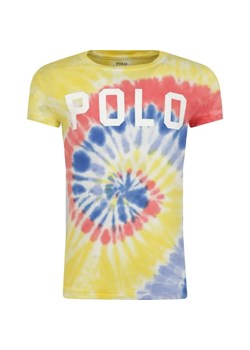 POLO RALPH LAUREN T-shirt | Regular Fit ze sklepu Gomez Fashion Store w kategorii Bluzki dziewczęce - zdjęcie 184296700