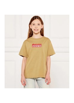 Pinko UP T-shirt | Oversize fit ze sklepu Gomez Fashion Store w kategorii Bluzki dziewczęce - zdjęcie 184296701