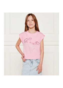 Guess T-shirt | Regular Fit ze sklepu Gomez Fashion Store w kategorii Bluzki dziewczęce - zdjęcie 184296792