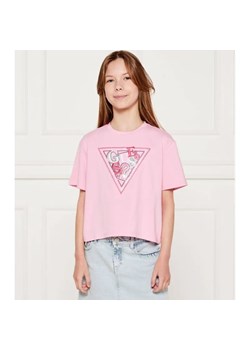 Guess T-shirt | Regular Fit ze sklepu Gomez Fashion Store w kategorii Bluzki dziewczęce - zdjęcie 184296810