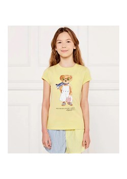 POLO RALPH LAUREN T-shirt | Regular Fit ze sklepu Gomez Fashion Store w kategorii Bluzki dziewczęce - zdjęcie 184296851