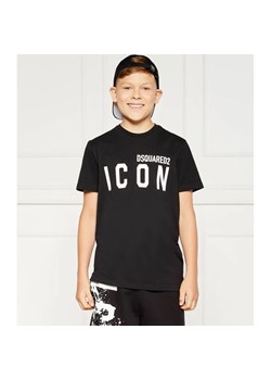 Dsquared2 T-shirt | Regular Fit ze sklepu Gomez Fashion Store w kategorii Bluzki dziewczęce - zdjęcie 184296874