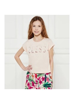 Guess T-shirt | Regular Fit ze sklepu Gomez Fashion Store w kategorii Bluzki dziewczęce - zdjęcie 184296891
