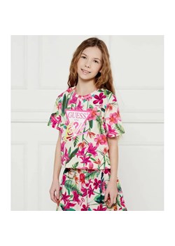 Guess T-shirt | Regular Fit ze sklepu Gomez Fashion Store w kategorii Bluzki dziewczęce - zdjęcie 184296900
