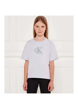 Calvin Klein Jeans T-shirt | Regular Fit ze sklepu Gomez Fashion Store w kategorii Bluzki dziewczęce - zdjęcie 184297020